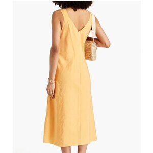 Vince Yellow Midi Dress